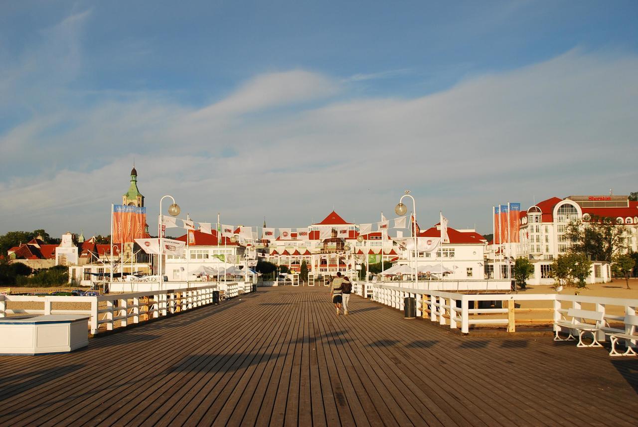 Hostel Stacja Plaza โซพอต ภายนอก รูปภาพ